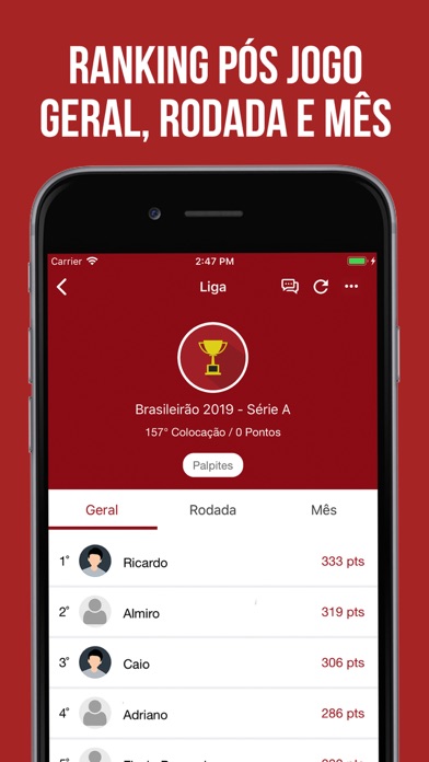 Bolão App Screenshot