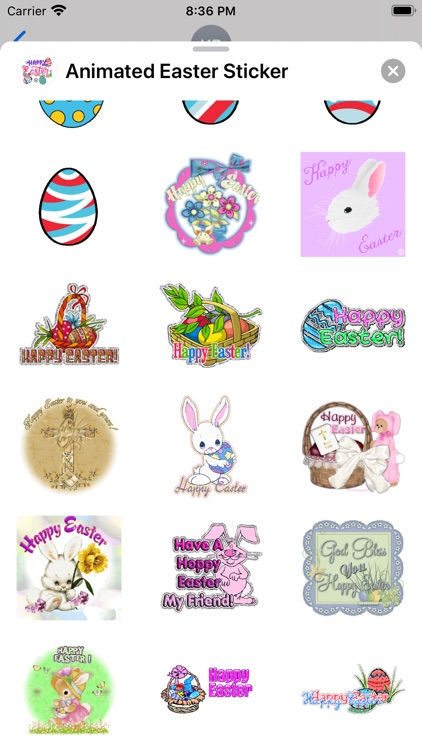 Animated Easter Sticker