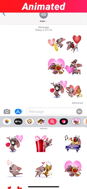 Valentines Day Stickers GIF IM