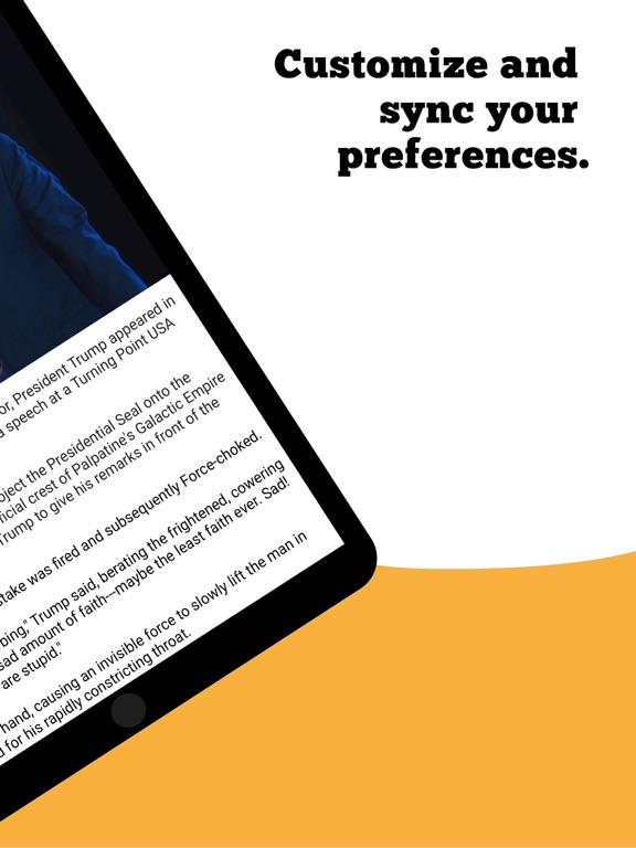 The Babylon Bee iPad screenshot 4 - News app