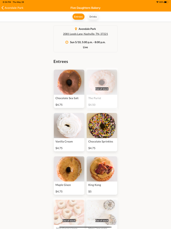 Best Food Trucks iPad screenshot 4 - Food & Drink app