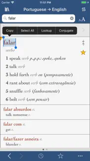 ultralingua portuguese-english iphone screenshot 1