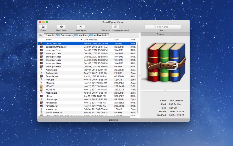 #1. SmartZipper Viewer (macOS) 由: 奇鹏 于