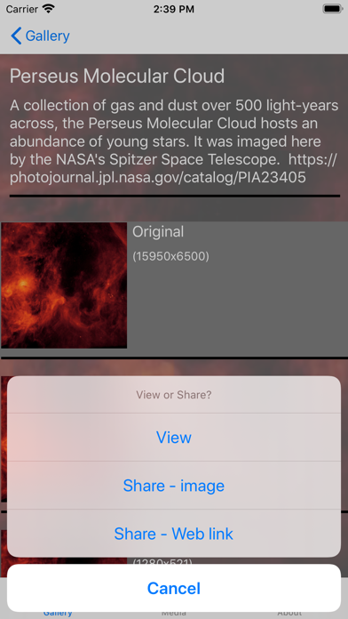 App screenshot