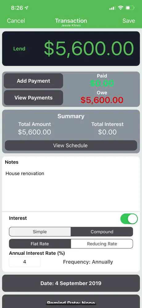 Cash Lender - IOU & Loans