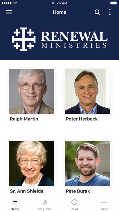 Renewal Ministries Screenshot