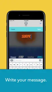 speech bubbles-custom stickers iphone screenshot 2