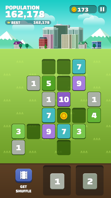 My Little Town : Number Puzzle Screenshot