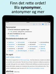 norsk ordbok og synonymer ipad resimleri 3