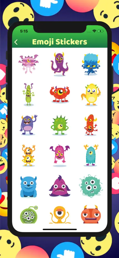 Emoji Face Stickers