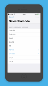 PDF417 Barcode Scanner screenshot