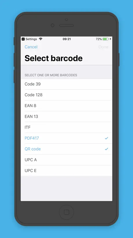PDF417 Barcode Scanner