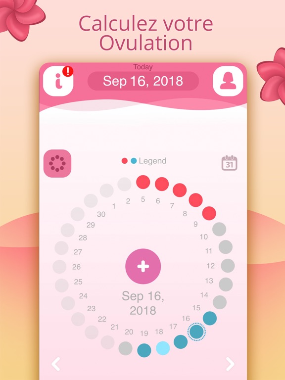 Screenshot #5 pour Calculateur De Cycle Menstruel