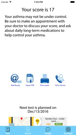 Game screenshot Asthma Test apk