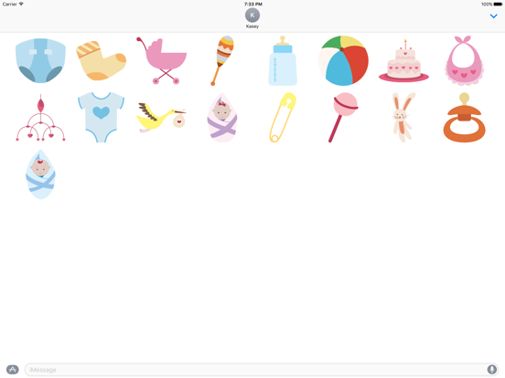 Screenshot #1 for Baby Stickers Pack