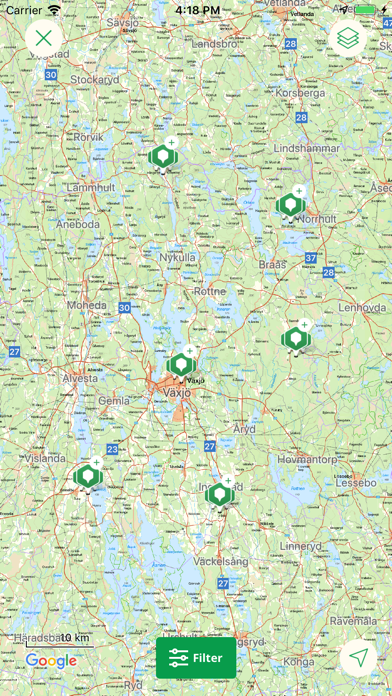 Växjö Naturkartaのおすすめ画像5