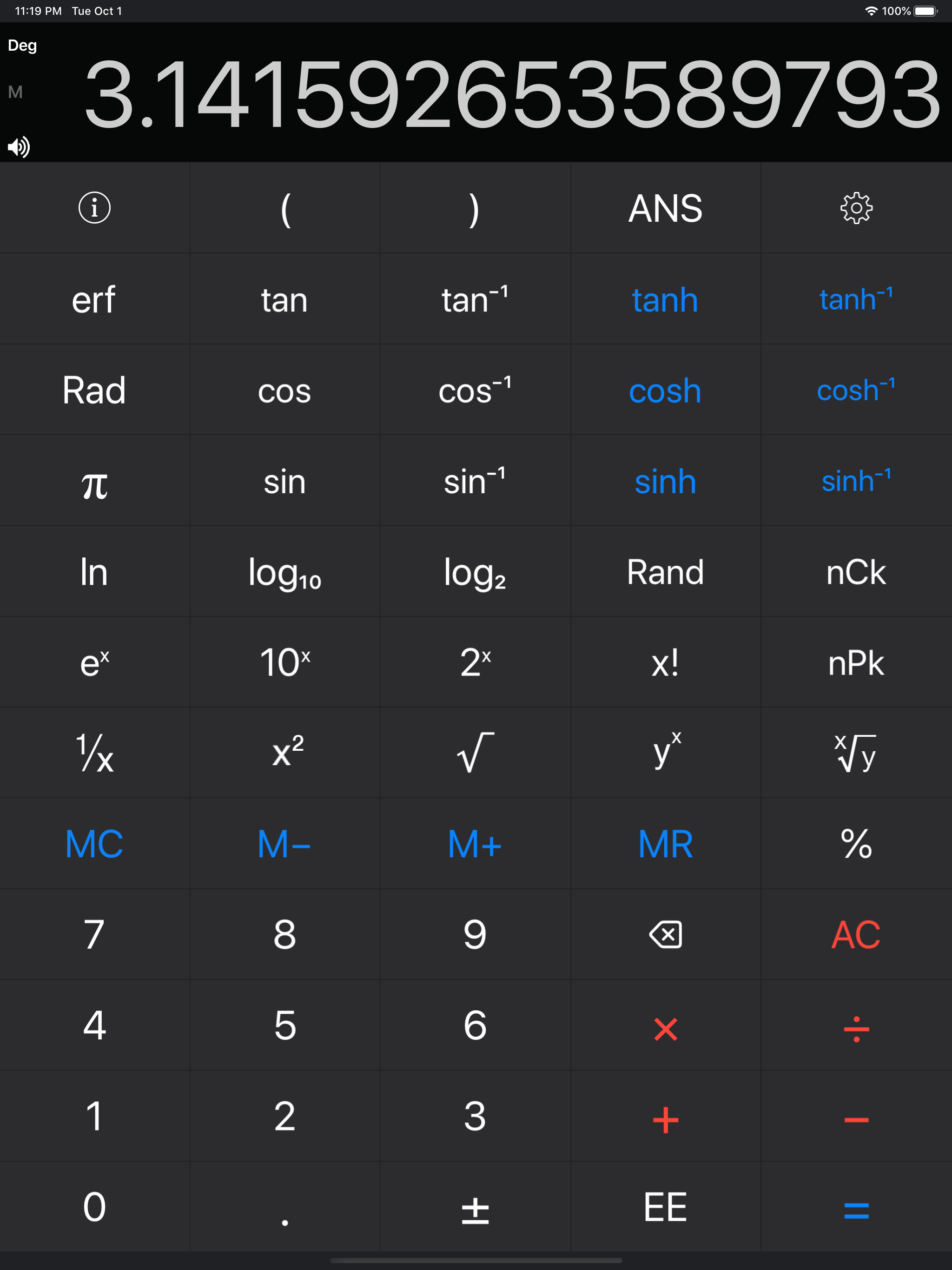 Scientific Calc screenshot 6
