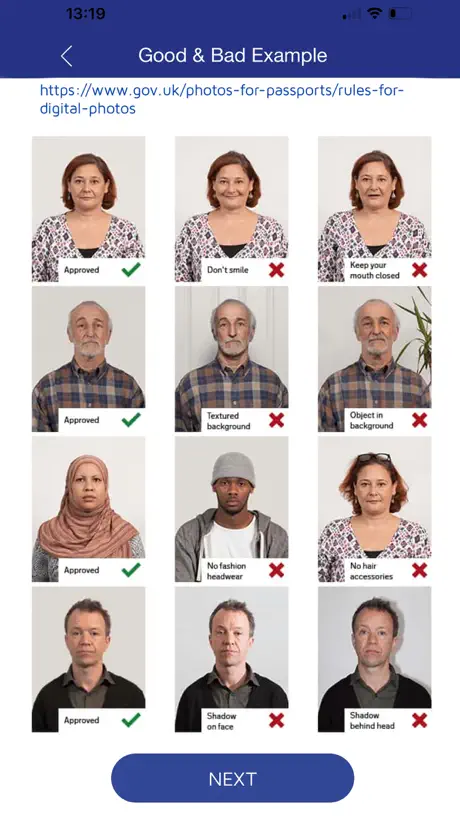 Passport Photo Code UK