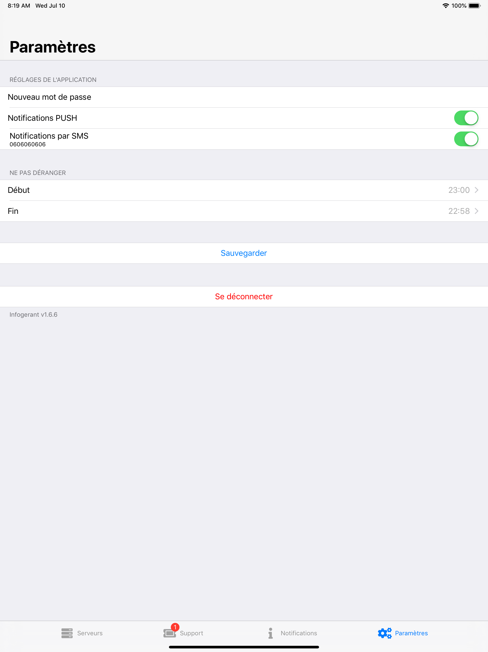 Infogerant screenshot 8