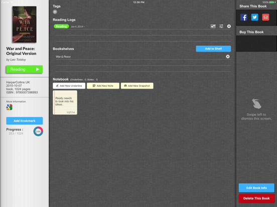 Screenshot #6 pour iReadItNow HD