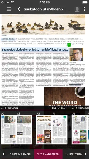 The StarPhoenix ePaper screenshot 2