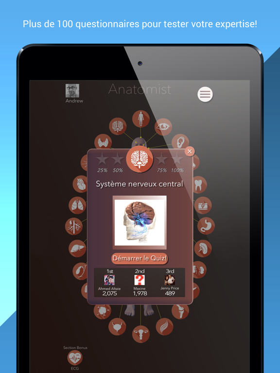 Screenshot #5 pour Anatomist – Anatomie Quiz Jeu