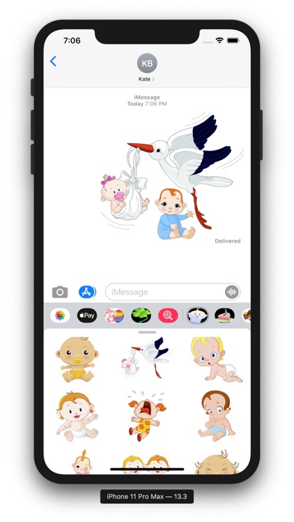Baby Stickers & Emojis screenshot-5