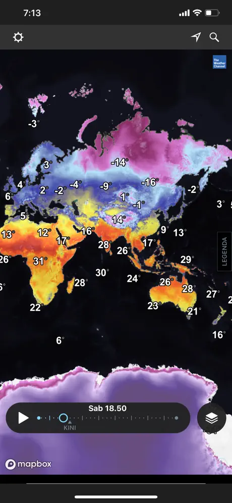 Storm Radar: Peta Cuaca