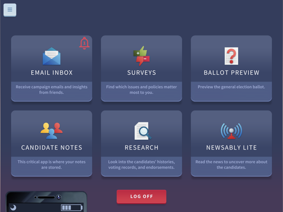 Cast Your Vote iPad screenshot 6 - Education app