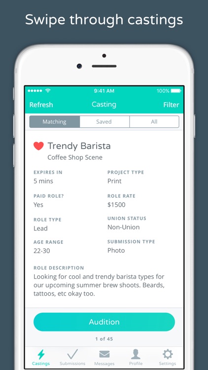 UpCast - Auditions & Casting
