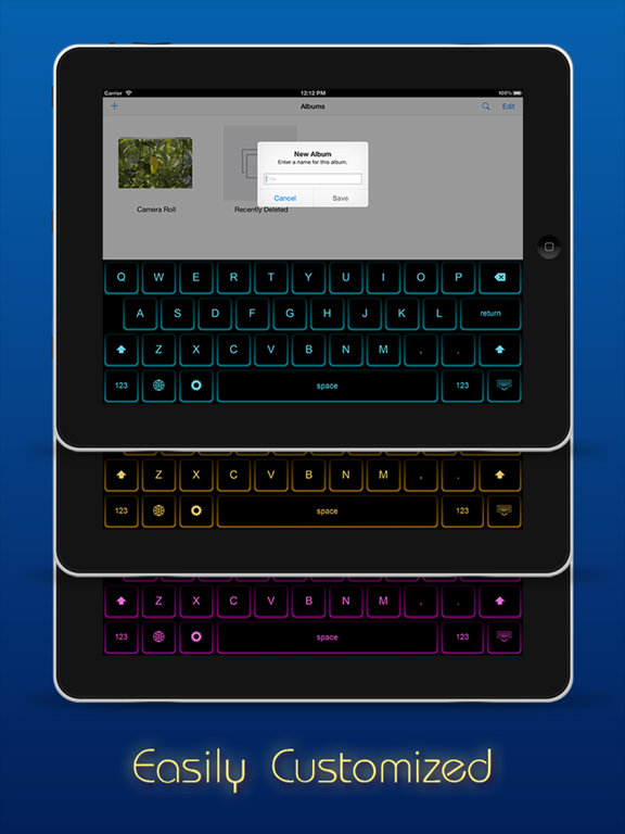 Screenshot #6 pour Neon Keyboard Pro