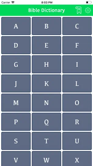 Bible Dictionary® iPhone Screenshot 1