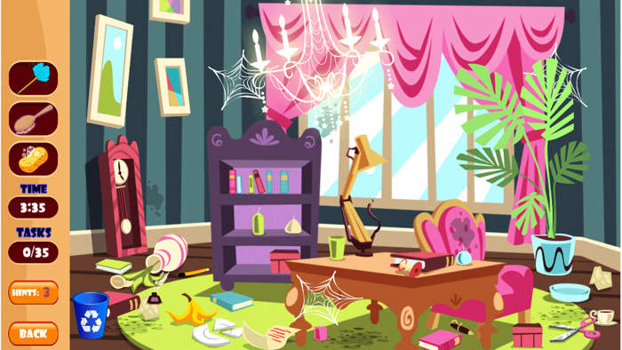 Princess Doll House Cleaning