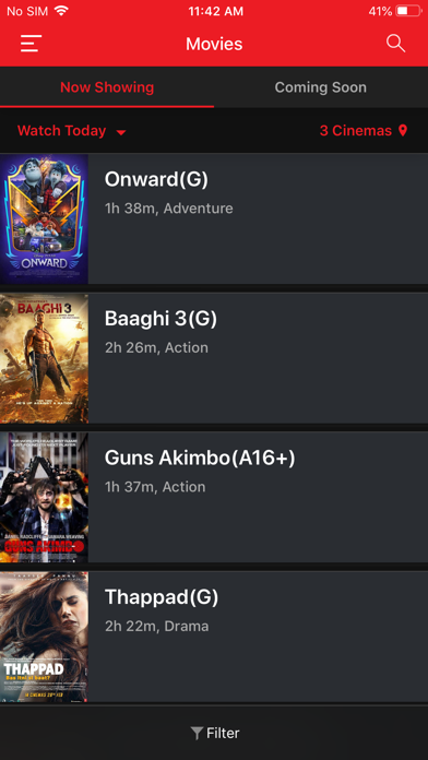 Damodar Cinemas Screenshot