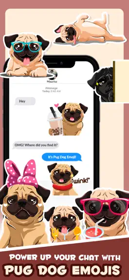 Game screenshot Pug Puppy Dog Emoji & Stickers hack