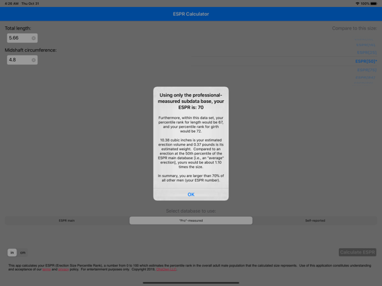 Screenshot #6 pour ESPR Calculator