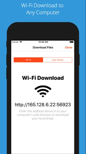 Скриншот IRecorder Pro Audio Recorder на iPhone 4