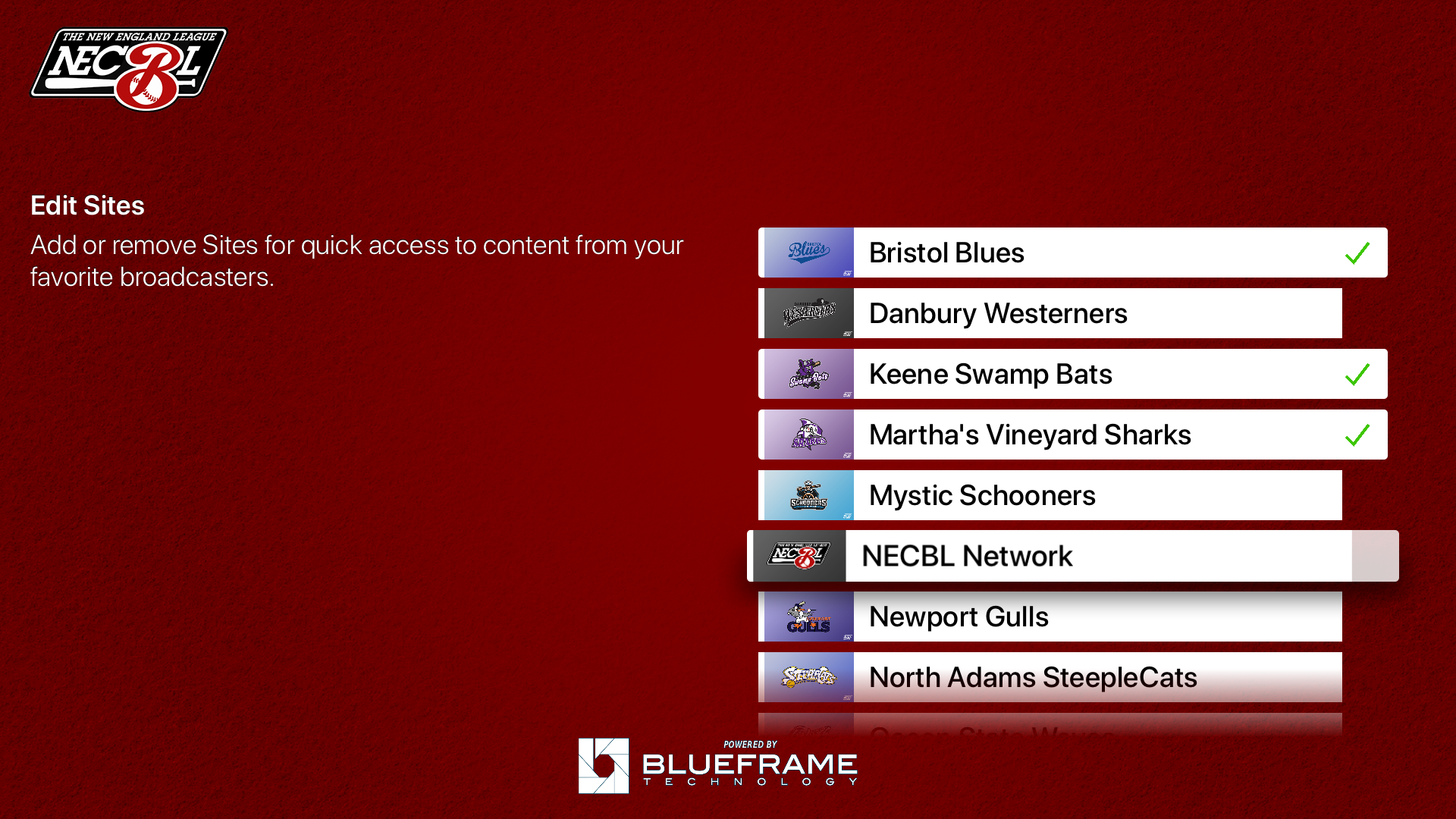 NECBL Network