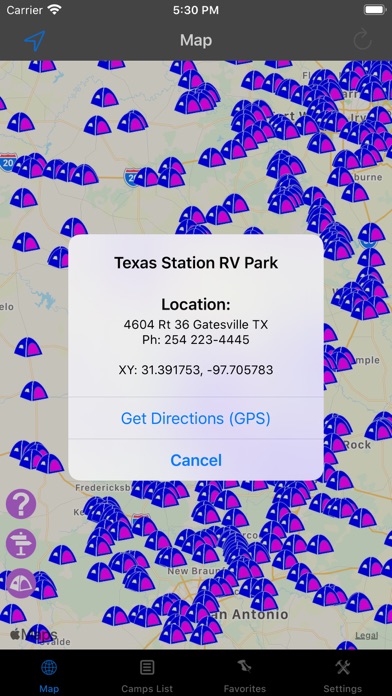 Screenshot #2 pour Texas – Camping & RV spots