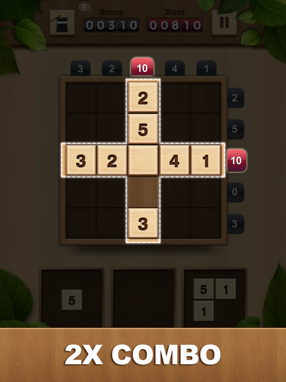 Screenshot #5 pour TENX - Wooden Number Puzzle