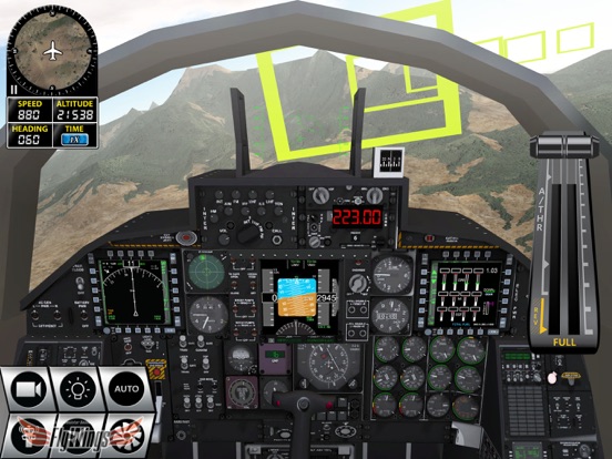 Flight Simulator FlyWings 2016 iPad app afbeelding 5