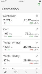 Yield Cropwise Operations screenshot