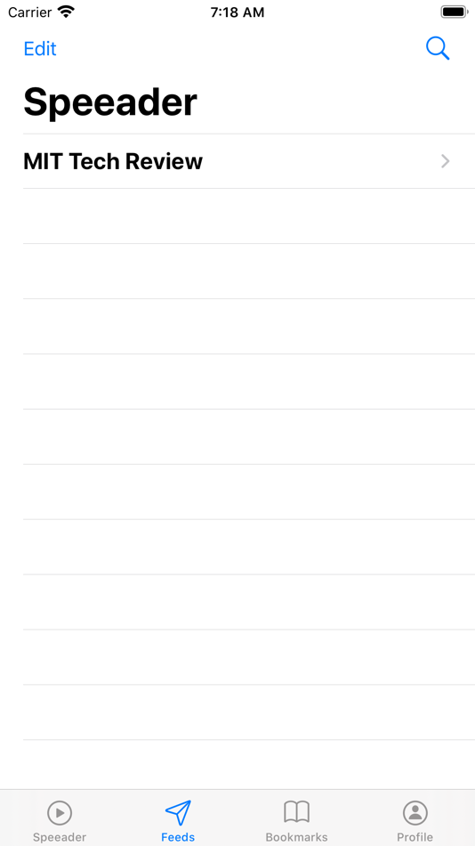 #4. Speeader (iOS) Με: Jens Grud