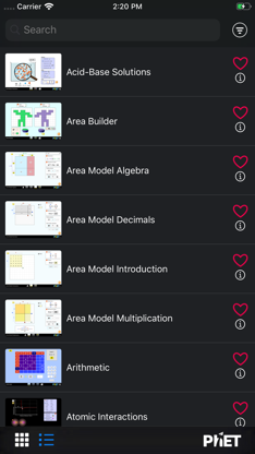 PhET Simulations screenshot 1