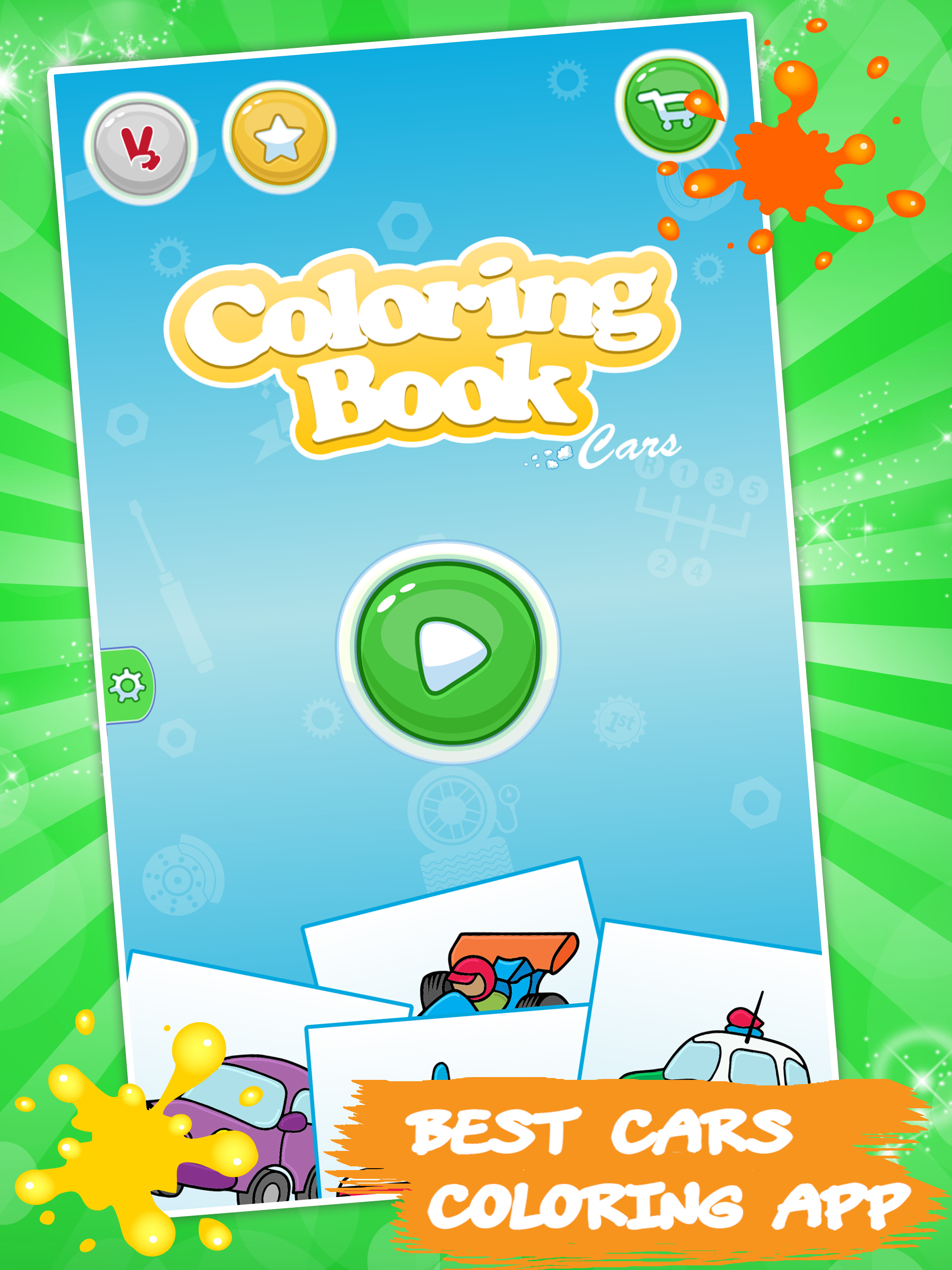 Best coloring book: Cars screenshot 10