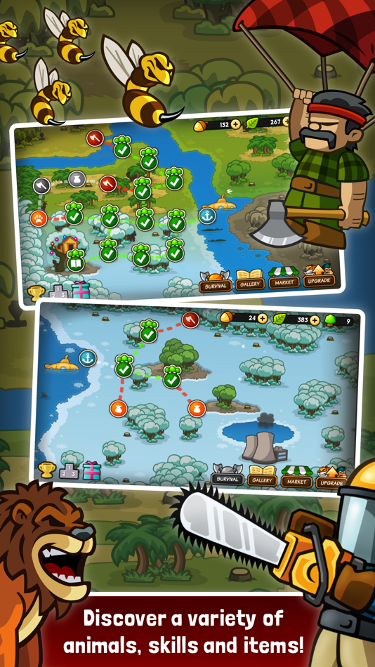 #2. Lumberwhack: Defend the Wild (iOS) 由: Digital Exception Sthlm AB