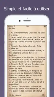 la bible louis segond version iPhone Captures Décran 1
