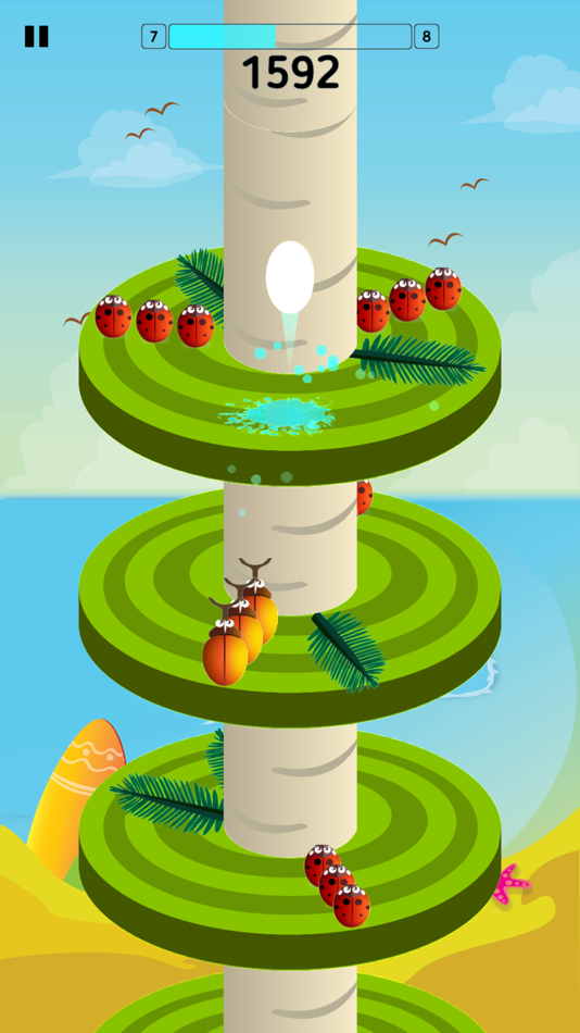 #1. Spiral Jump Game (iOS) By: Dan Nguyen Ngoc Dan