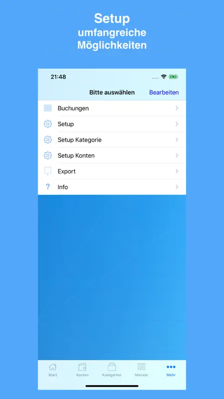 Haushaltsbuch to go screenshot 7 of 8