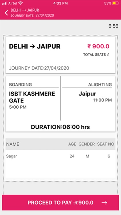 RSRTC RESERVATION APP screenshot-3
